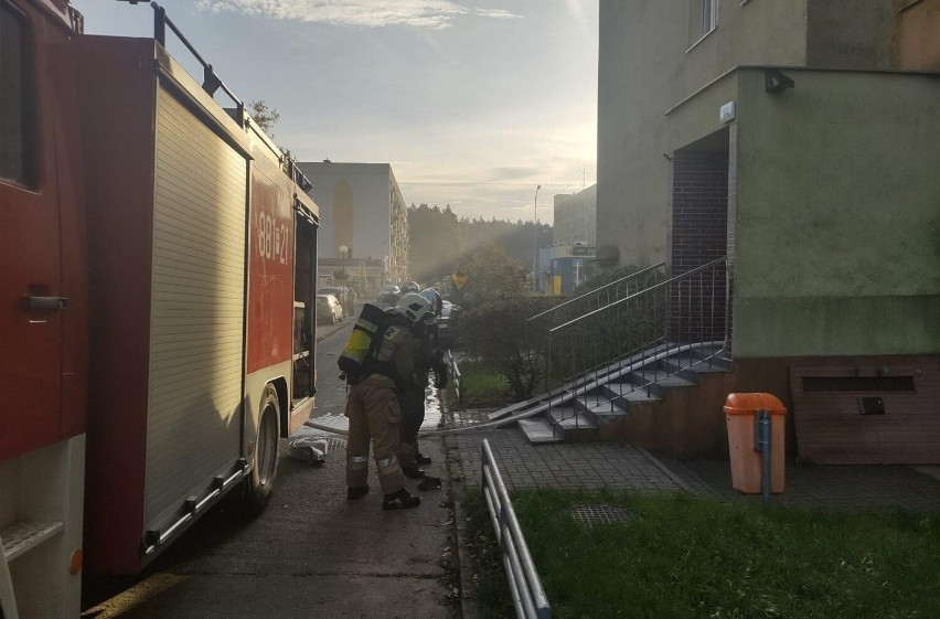 Do pożaru budynku w Czerwieńsku zadysponowano kilka...
