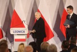 Prezes PiS Jarosław Kaczyński z wizytą w Legnicy, zobaczcie zdjęcia