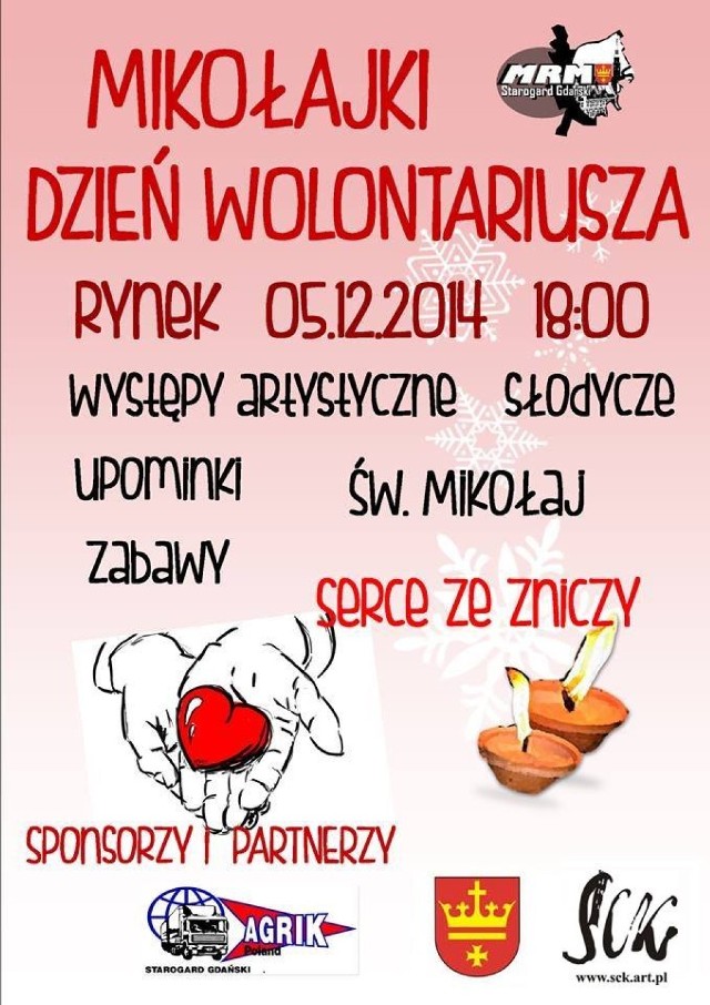 Mikołajki w Starogardzie z Dniem Wolontariusza