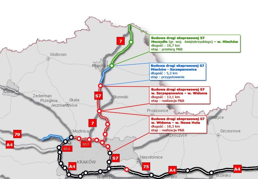 Zmiana organizacji ruchu na drodze nr 7 w Szczepanowicach. Po co? By można było budować S7