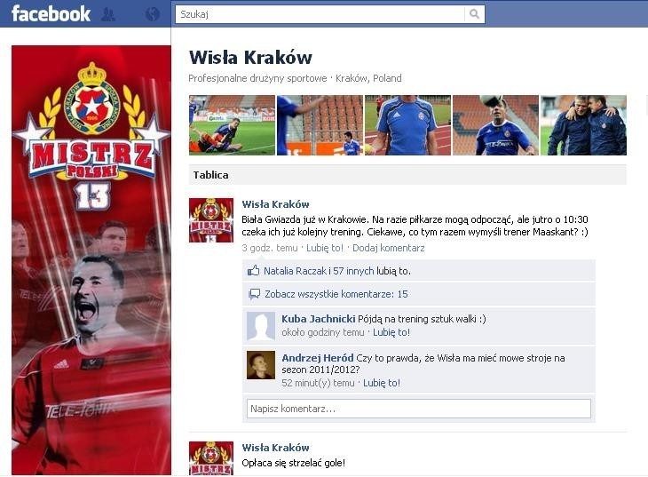 Miejsce 2: "Wisła Kraków" - 47.226 fanów