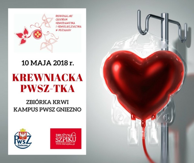 Zbiórka krwi „Krewniacka PWSZ-TKA” już 10 maja w PWSZ