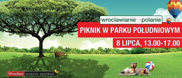 Piknik rodzinny w parku Południowym