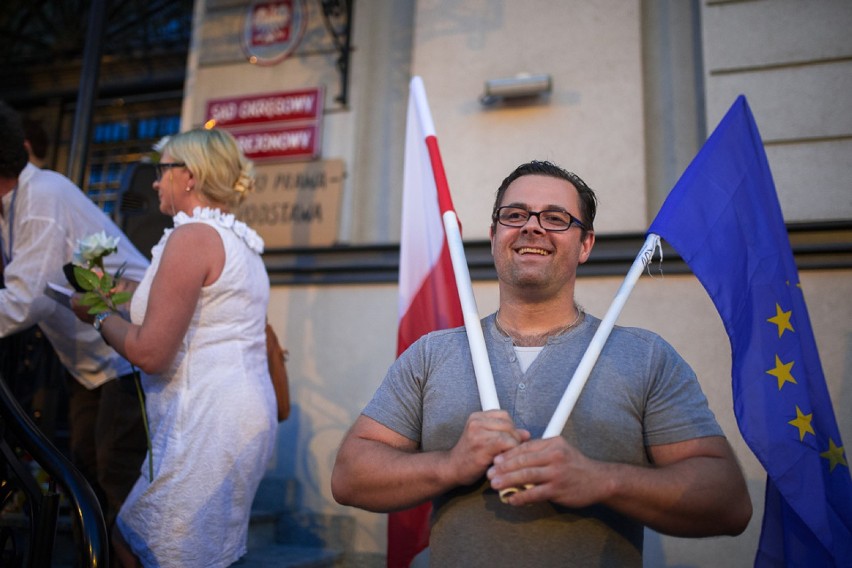 Tarnów. Kolejny protest przed sądem [ZDJĘCIA]