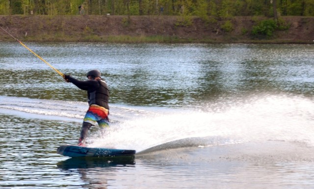 Wyciąg wakeboardowy w Sosnowcu działa już trzy lata