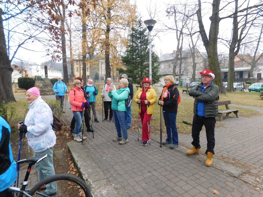 Głuszyca: Jesienny Marsz Nordic-Walking, z barwami narodowymi, za nami