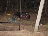 Wypadek w Chabsku pod Mogilnem. Kierowca miał sądowy zakaz prowadzenia pojazdów [zdjęcia]