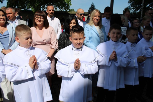 Pierwsza Komunia Święta w parafii  świętego Marcina w Opatowie