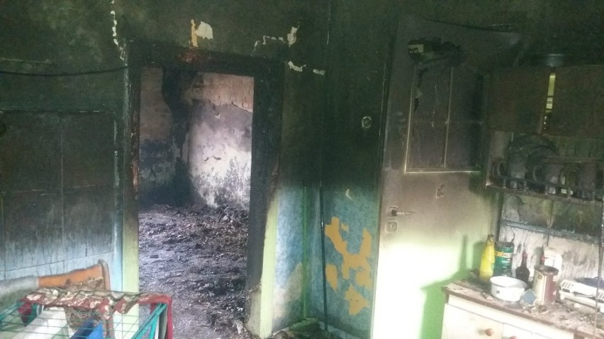Tragiczny pożar w Palowicach. W pogorzelisku znaleziono zwęglone zwłoki kobiety