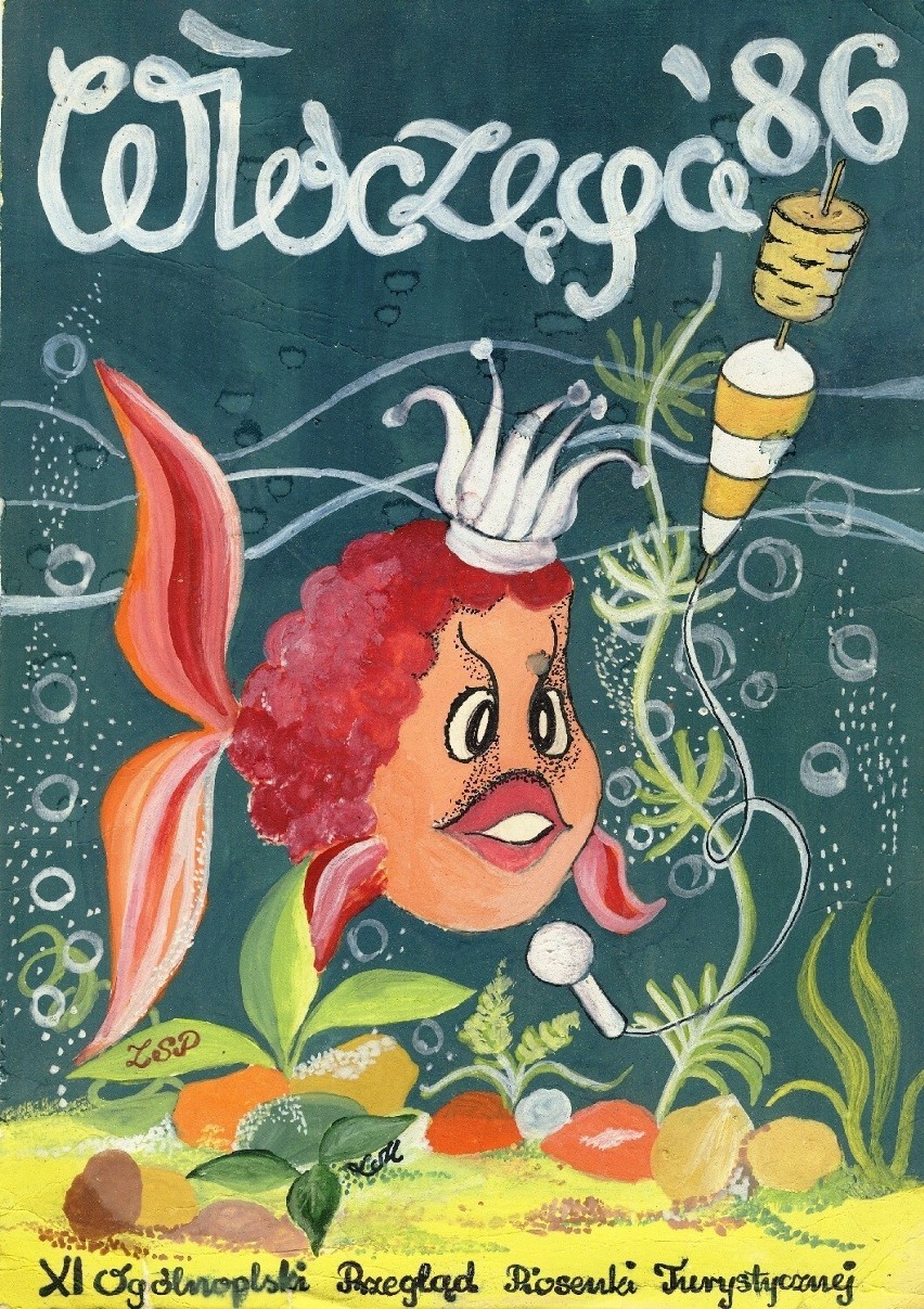 Plakat z "Włóczęgi' z 1986 roku