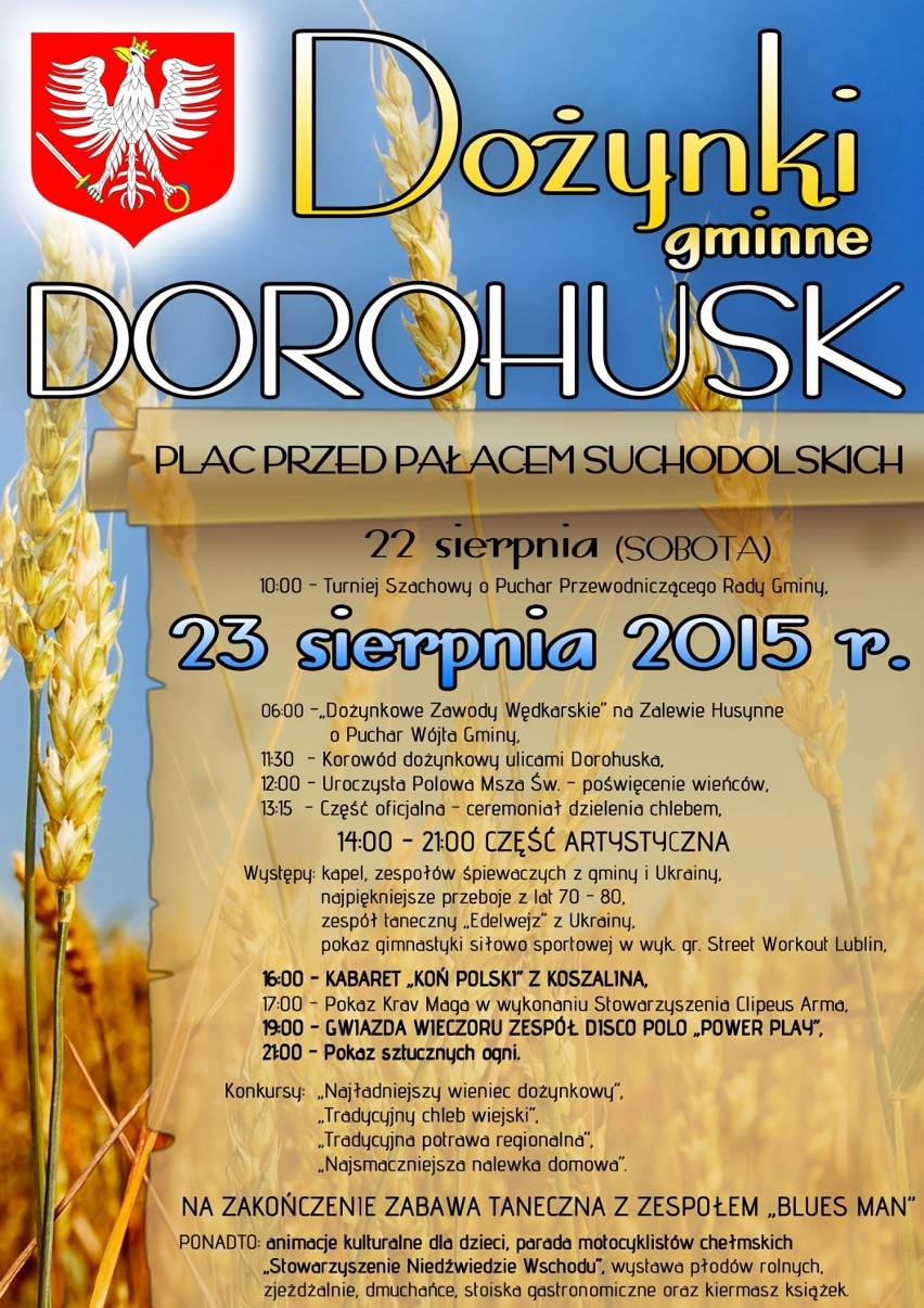 Dożynki Gminne - 23 sierpnia 2015