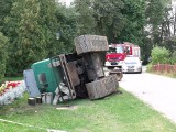 Wypadek w Ciechocinku. Koparka przygniotła mężczyznę [ZDJĘCIA]