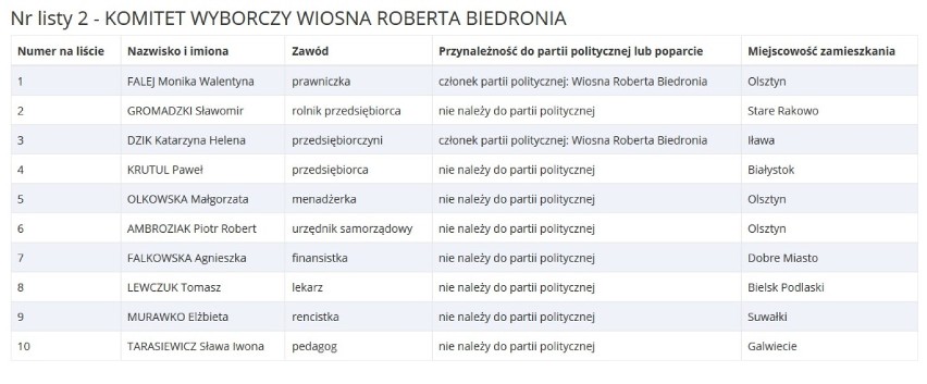 Wybory do europarlamentu 2019 w Elblągu. Kto kandyduje na europosła? Kandydaci z okręgu nr 3. Lista komitetów i kandydatów w Elblągu