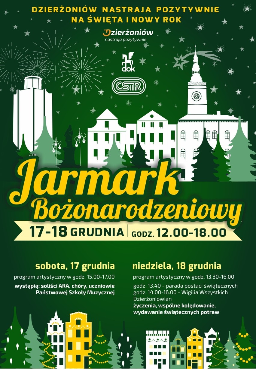 Jarmark Bożonarodzeniowy 2022 w Dzierżoniowie będzie trwał...