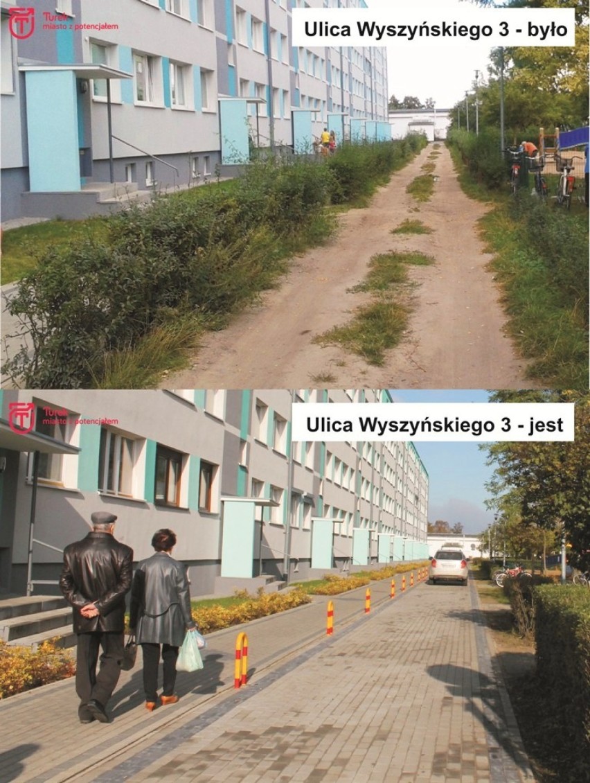 Nowa droga na ulicy Wyszyńskiego 3 w Turku