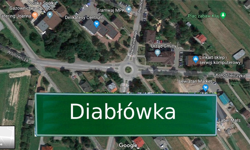 Z kolei w gminie Kłaj w powiecie wielickim położona jest...
