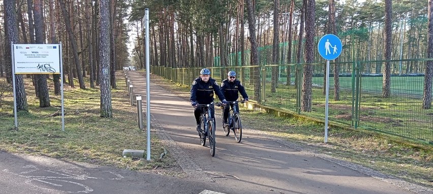 Strażnicy miejscy z Goleniowa znów na rowerach. Dotrą tam, gdzie samochód nie może