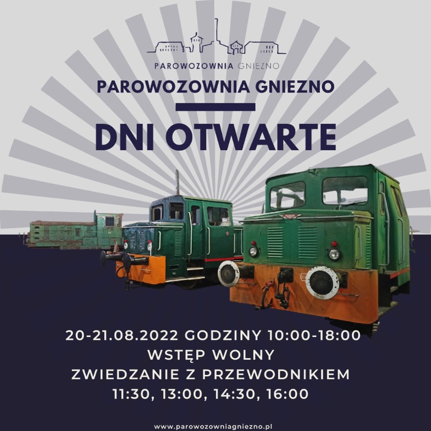 Gniezno. Już w weekend dni otwarte Parowozowni. Wstęp wolny!