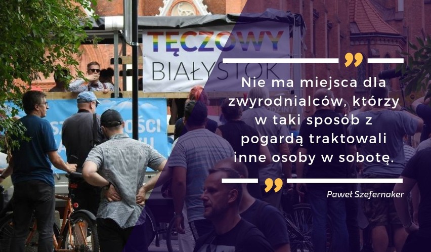 Nie milkną echa po pierwszym Marszu Równości w Białymstoku....