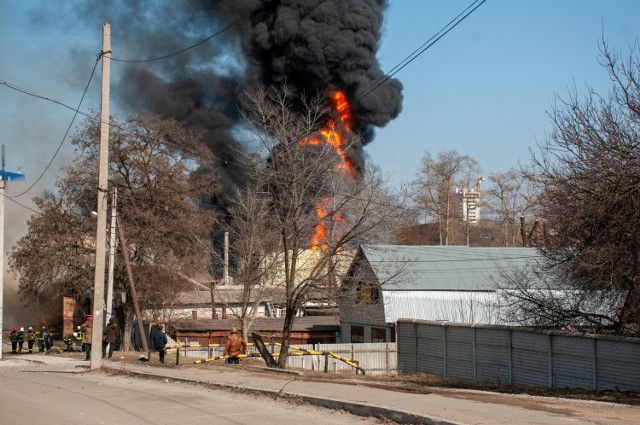 Rosjanie po raz kolejny użyli zakazanych bomb fosforowych, które wywołują pożary i są bardzo niebezpieczne.