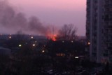Wrocław: Pożar na Nowym Dworze (ZDJĘCIA)