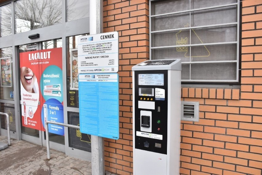 Płatny parking przy Netto w Malborku