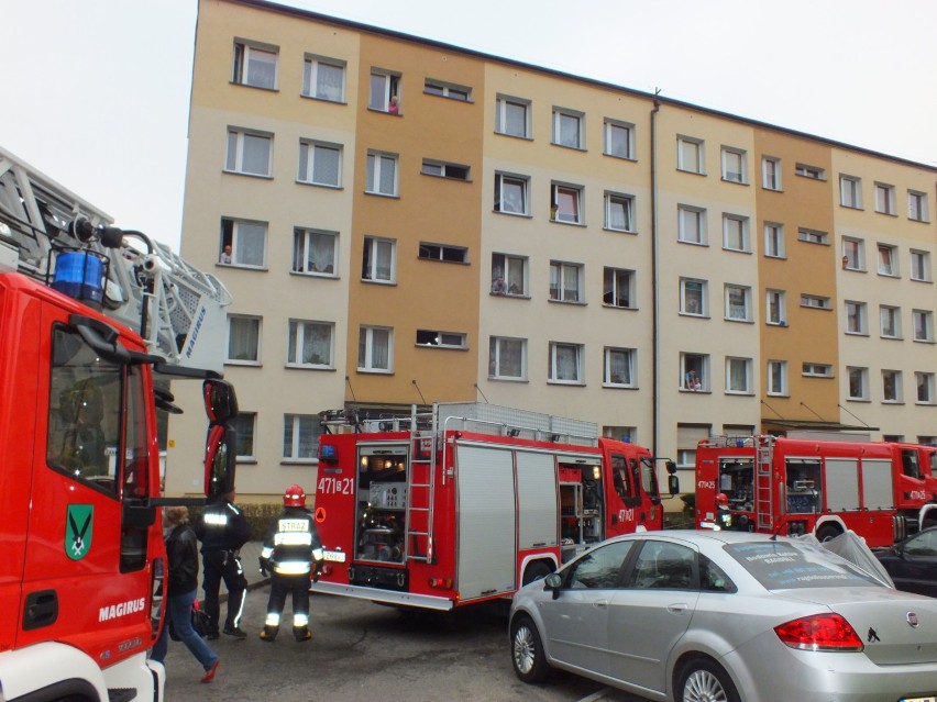 Pożar w Jastrzębiu: paliło się w mieszkaniu na ulicy...
