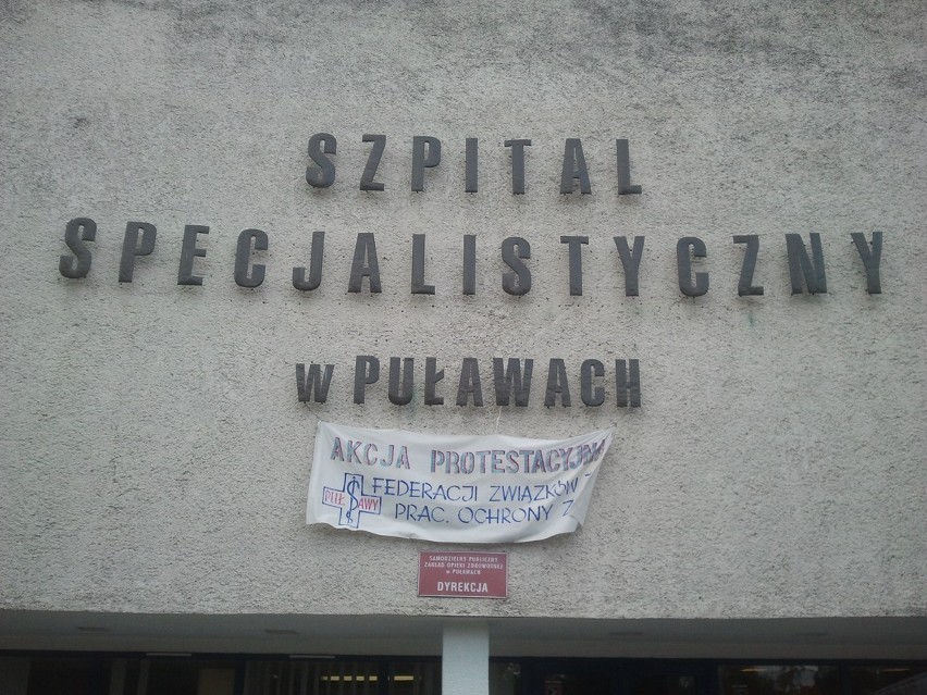 Puławy: W szpitalu zaczął się protest