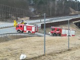 Wypadek na A1 przed węzłem Grudziądz [zdjęcia]