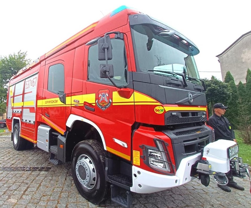 Nowy wóz strażacki trafił do OSP w Myszkowie