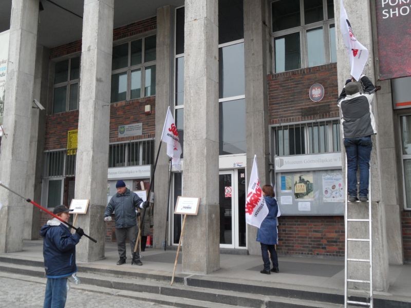 Strajk na Śląsku i w Zagłębiu 2013: Bytom, Muzeum Górnośląskie
