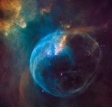 Przepiękne zdjęcie Mgławicy Bańka uczciło 26-lecie obecności Teleskopu Hubble'a na orbicie (wideo)