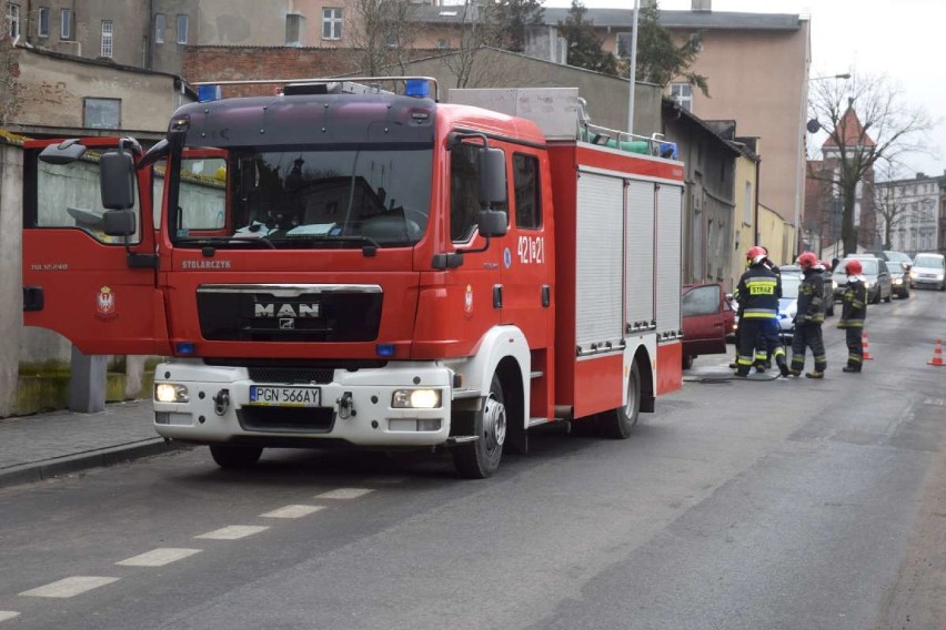 Pożar auta na Słomiance. Nikomu nic się nie stało