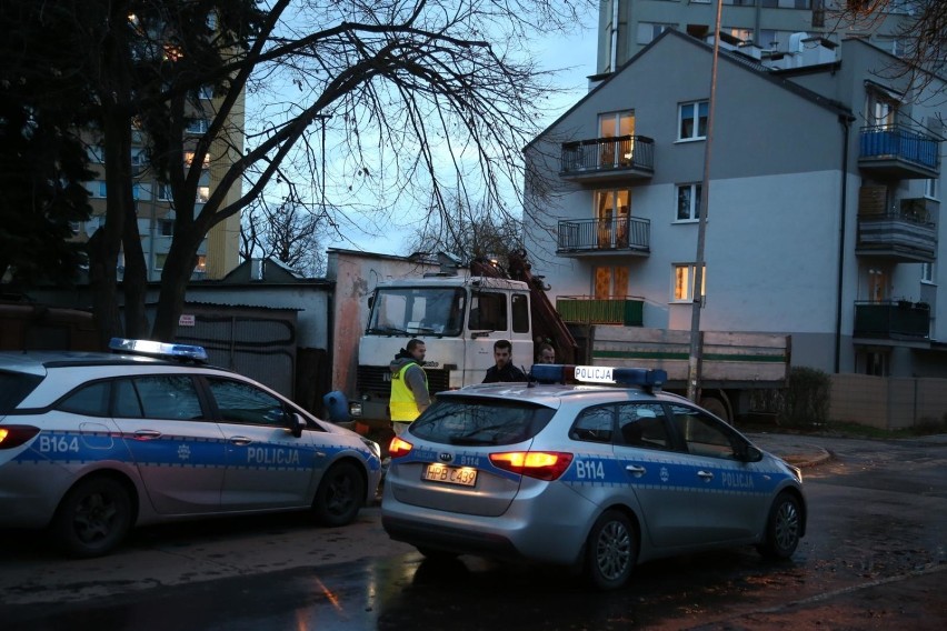 Tragedia we Wrocławiu. Dźwig przygniótł mężczyznę [ZDJĘCIA]