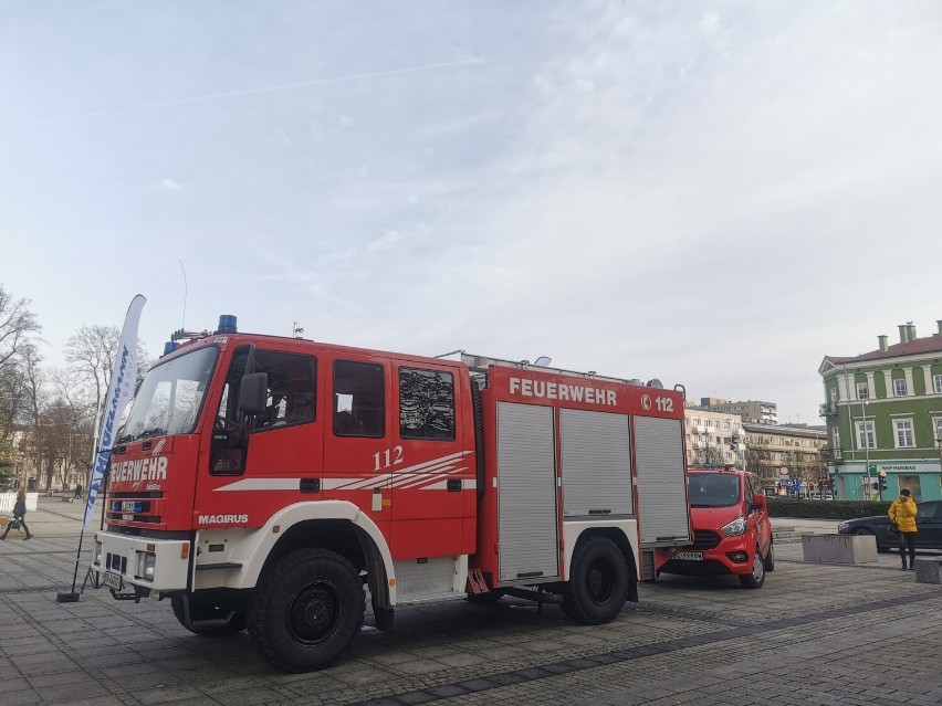 Przekazany w Częstochowie wóz służy już ukraińskim strażakom na wojennym froncie. Trafił do jeden z dzielnic Charkowa