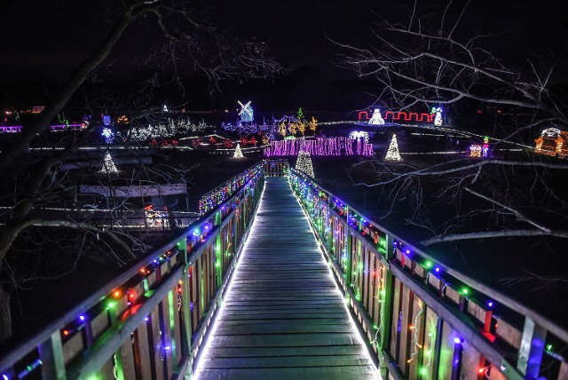 Kraina św. Mikołaja w DELI Parku to ponad 2,5 mln światełek!