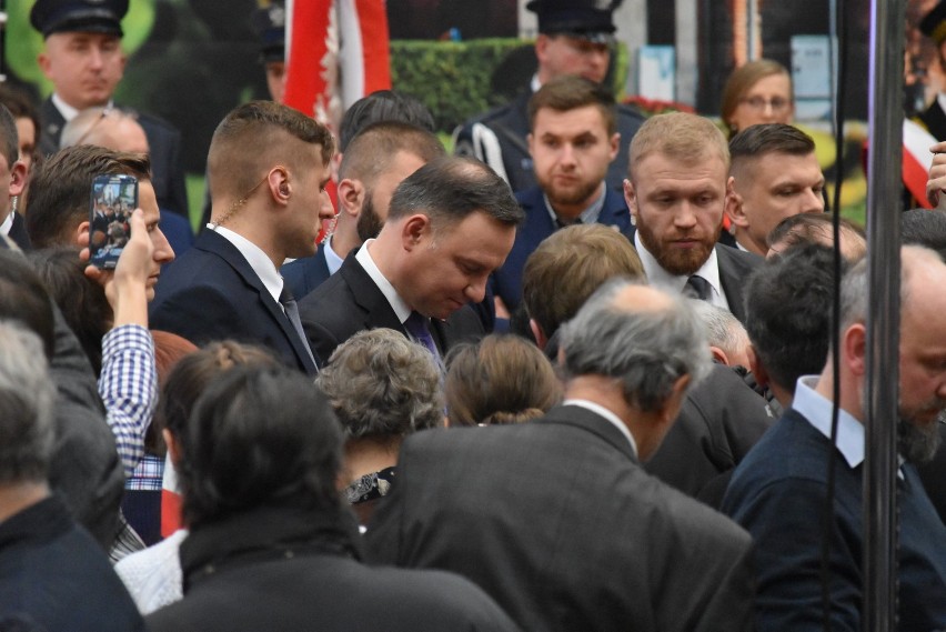 Incydent podczas wizyty prezydenta RP Andrzeja Dudy w...