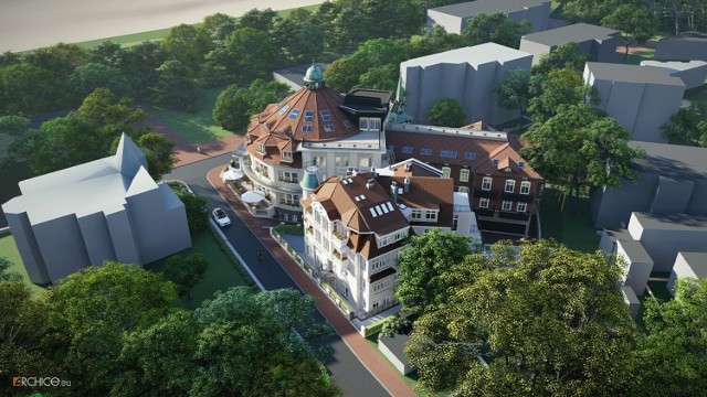 Wnętrza zabytkowego Baltic Luxury Residence w Międzyzdrojach. Zobacz nowe wizualizacje!