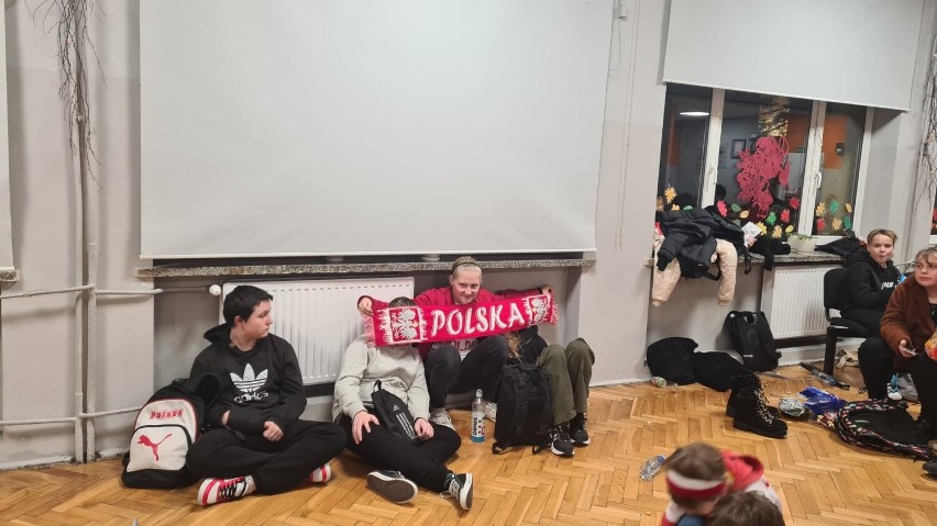 W Szkole Podstawowej numer 7 w Skierniewicach kibicowali polskiej drużynie