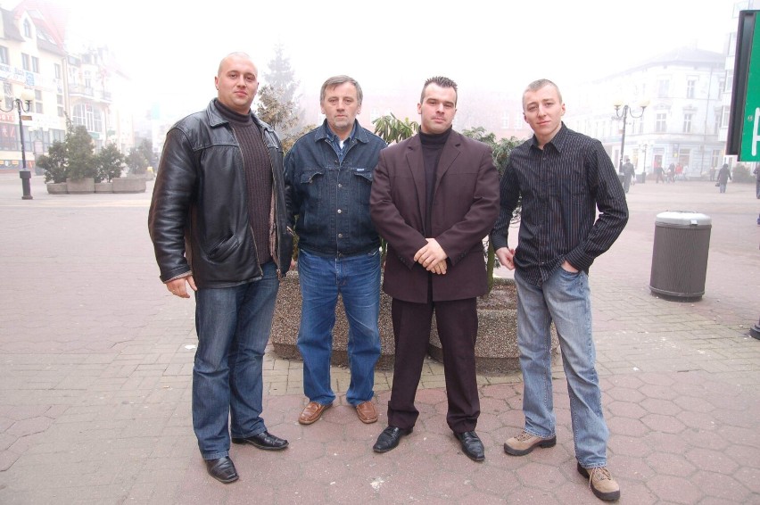 Rok 2008 Od lewej: Szymon Kiedel, Ryszard Zawada, Krzysztof...