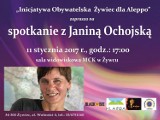 Janina Ochojska w Żywcu. Spotka się z mieszkańcami
