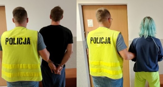 Policjanci zatrzymali 21-latkę i 36-latka z Wieruszowa, którzy ukradli laptop z jednego z kościołów. Grozi im do 5 lat więzienia, a kobieta odpowie dodatkowo za posiadanie środków odurzających, które znaleźli u niej funkcjonariusze.