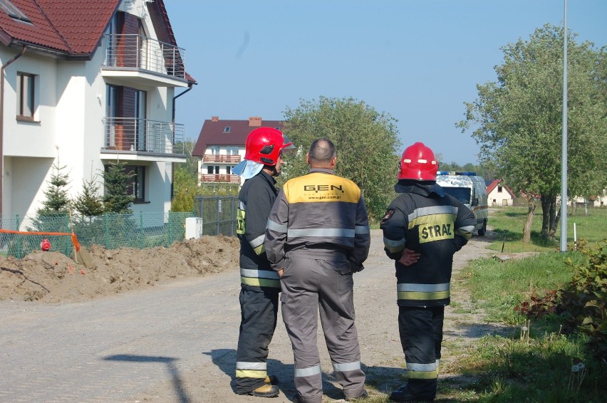 Awaria gazu ul. Kuracyjna, Jastrzębia Góra.