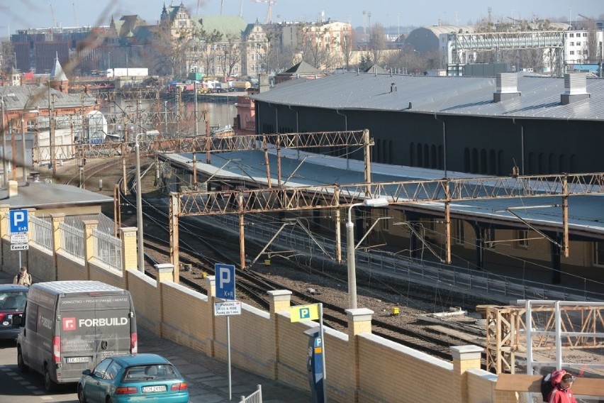 Jak wygląda aktualnie przebudowa dworca PKP w Szczecinie?