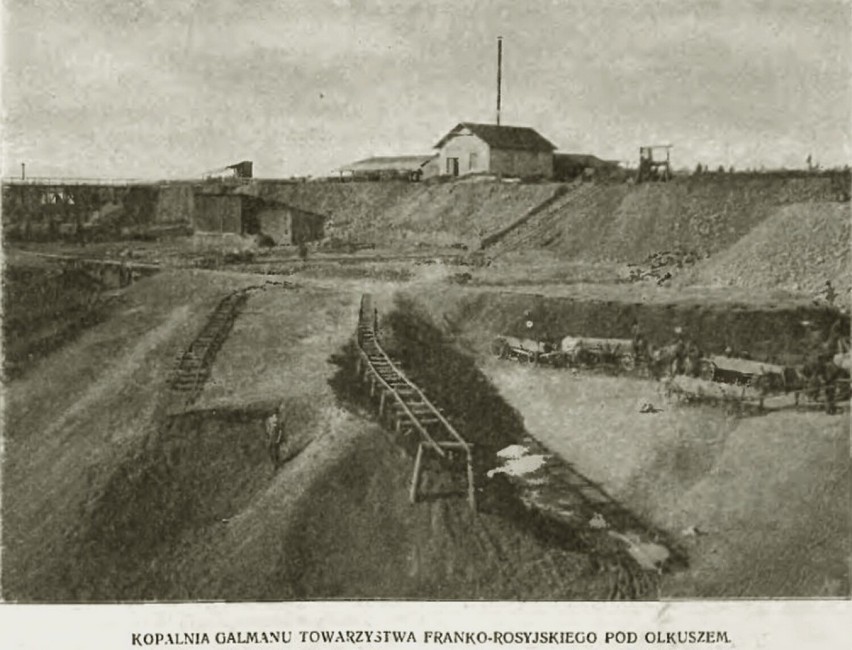 1906 - kopalnia galmanu pod Olkuszem
