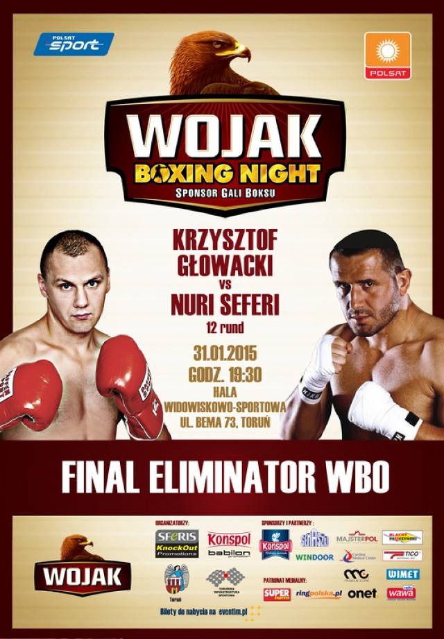 Wojak Boxing Night już 31 stycznia w Toruniu