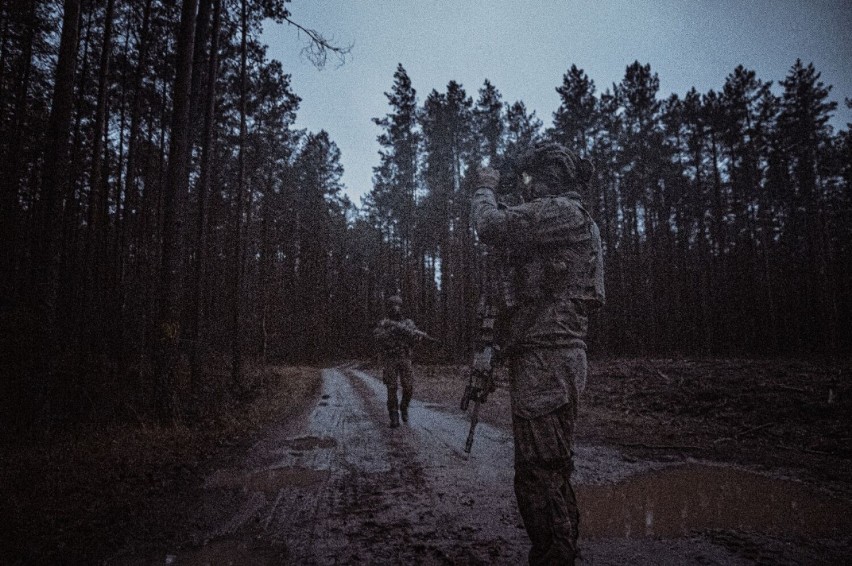 Malbork. Terytorialsi z 71 Batalionu Lekkiej Piechoty pełnią służbę na granicy z Białorusią