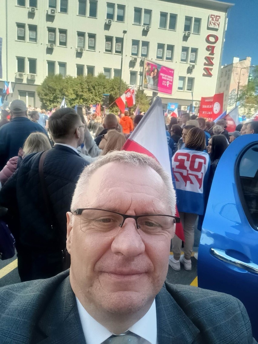 Sieradzka Lewica na obchodach Święta Pracy w Warszawie