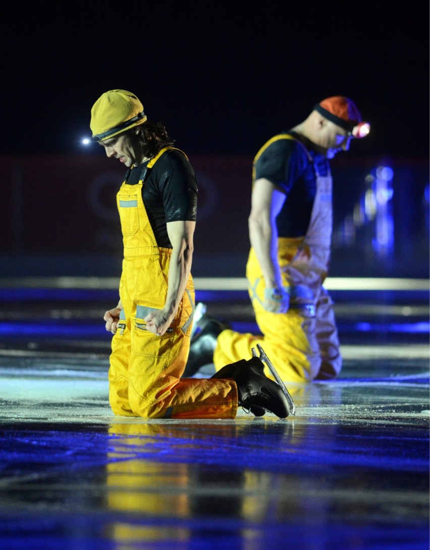 Kings on Ice. Popis łyżwiarskich umiejętności na Stadionie...