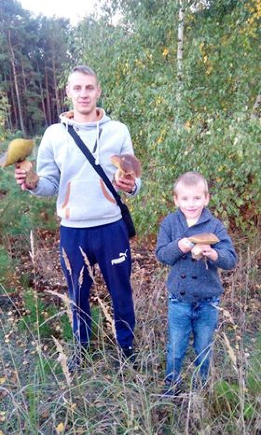 Nasze grzyby zebraliśmy w weekend w lesie w okolicach...